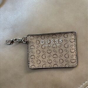 Guess Brown Monogram Card harder